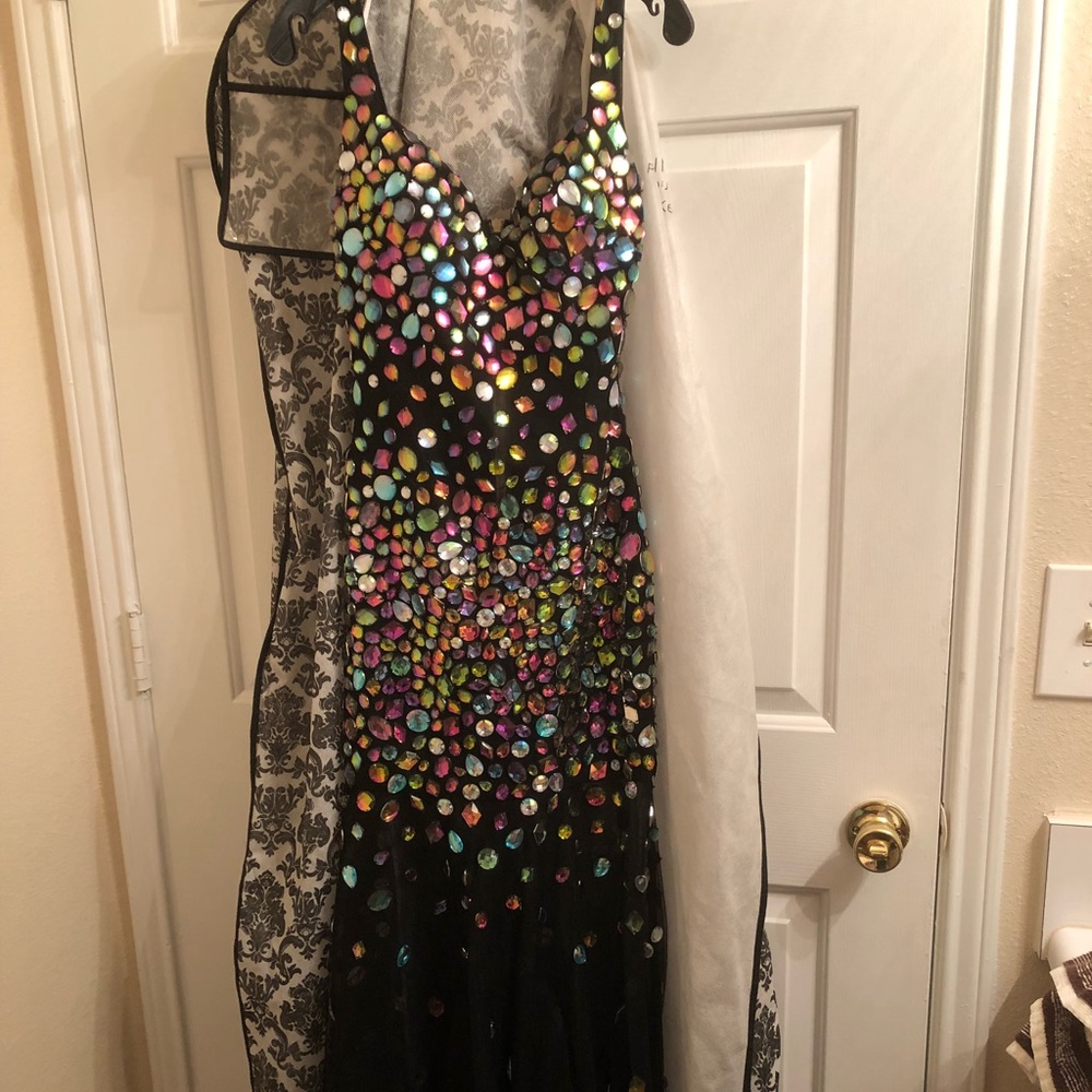 Prom Dress Jeweled Size 2